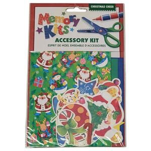 Memory Kits Christmas Cheer‎ Die Cuts Embellishments Holiday Santa Scrapbooking